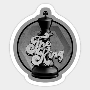 The Chess King Sticker